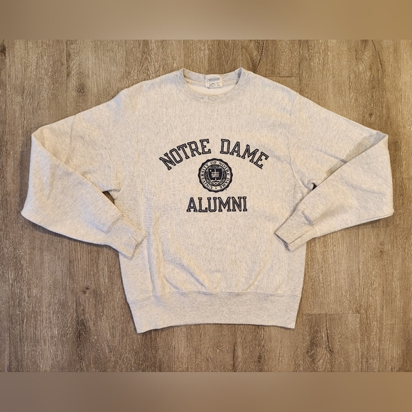 Vintage Champion Reverse Weave Notre Dame Alumni Sweatshirt Crewneck Mens Small - Picture 1 of 8
